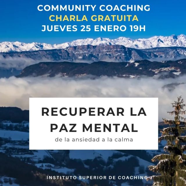 Charla Recuperar la paz mental