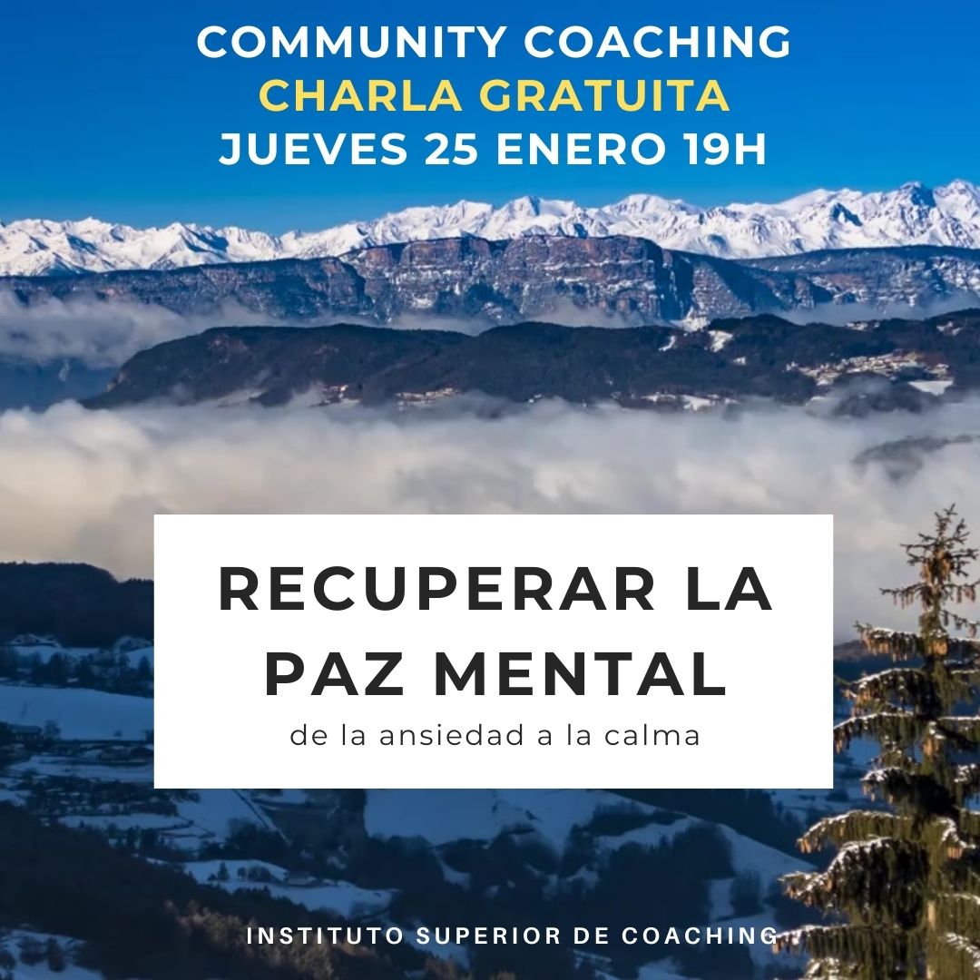 Charla Recuperar la paz mental